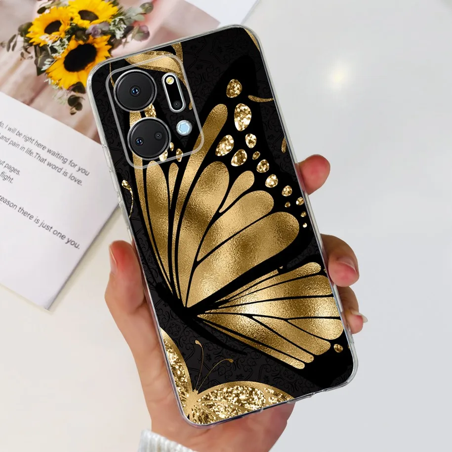 Fashionable Marble Butterfly Silicone Phone Case Cover – Soft and Stylish Protection