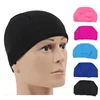 1Pcs Men Women Children Solid Color Sporty Ultrathin Bathing  Caps Protect Ears Long Hair Swimming Tools 5
