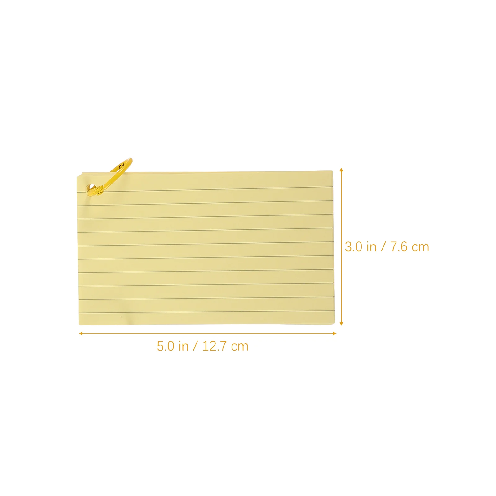 1 Set  Index Cards with Rings Study Flash Cards Single Hole Punched Flashcards Studying Note Card 4