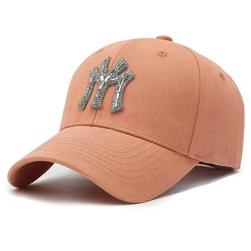 Rhinestone Hat Duck Tongue Cap Baseball Cap Sunshade Female Spring Fall