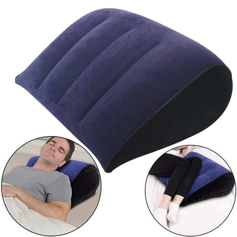 

Funny Inflatable Love Pillow Cushion Aid Position Furniture Couple Hot Air Magic Game Toy Improve Chances Of Pregnancy Night Bed