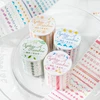 Yoofun 4.5x200cm Capture A Rainbow Collage Washi Tape Floral Material Creative DIY Journal Scrapbooking Diary Masking Tape 2