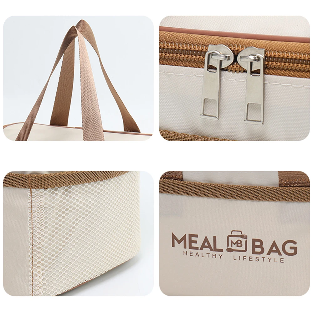 휴대용 도시락 가방, 보온 도시락 가방, 방수 어깨끈 보온 도시락 가방, 손잡이가 있는 도시락 가방, 신선도 유지 알루미늄 도시락 가방