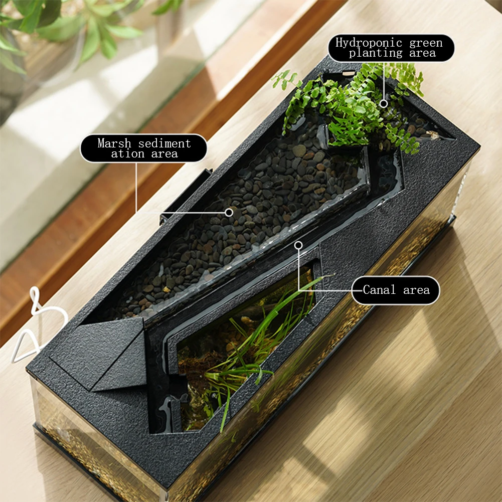 Acrylic Fish Tank with Light & Pump 5