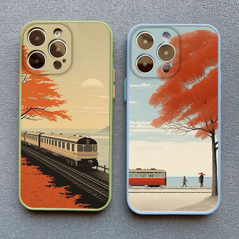 Autumn Maple Leaf Scenery Fall Phone Case