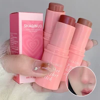 SHAQINUO Smooth Blush Stick Natural tender No Fly Powder matte cream Lift color so faint blush 1