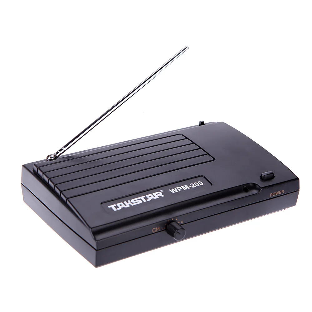 Takstar WPM-200 UHF Wireless Monitor System 50m Transmission Distance In-Ear Stereo Headphones Headset Transmitter Receiver LCD