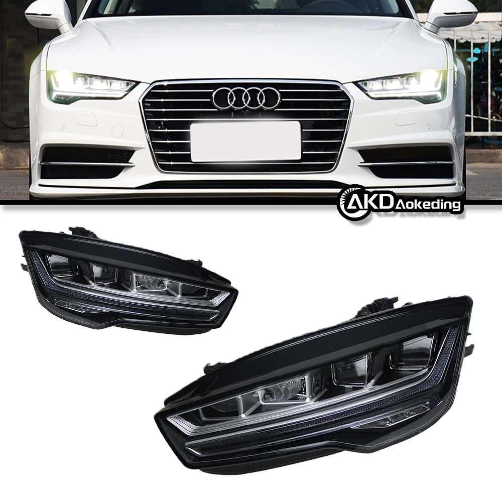 アウディA7 ヘッドライト Audi AUDI アウディ 純正 LED ヘッドランプ 右側 A7 4G