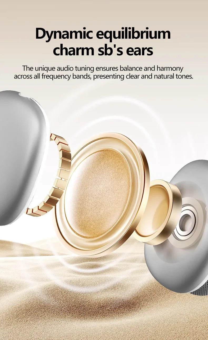 2024 Air Max Bluetooth 5.3 Earphone Over ear Headphone Wireless Headset Pods Pro Max Headphone for Apple Iphone tws dluetooth