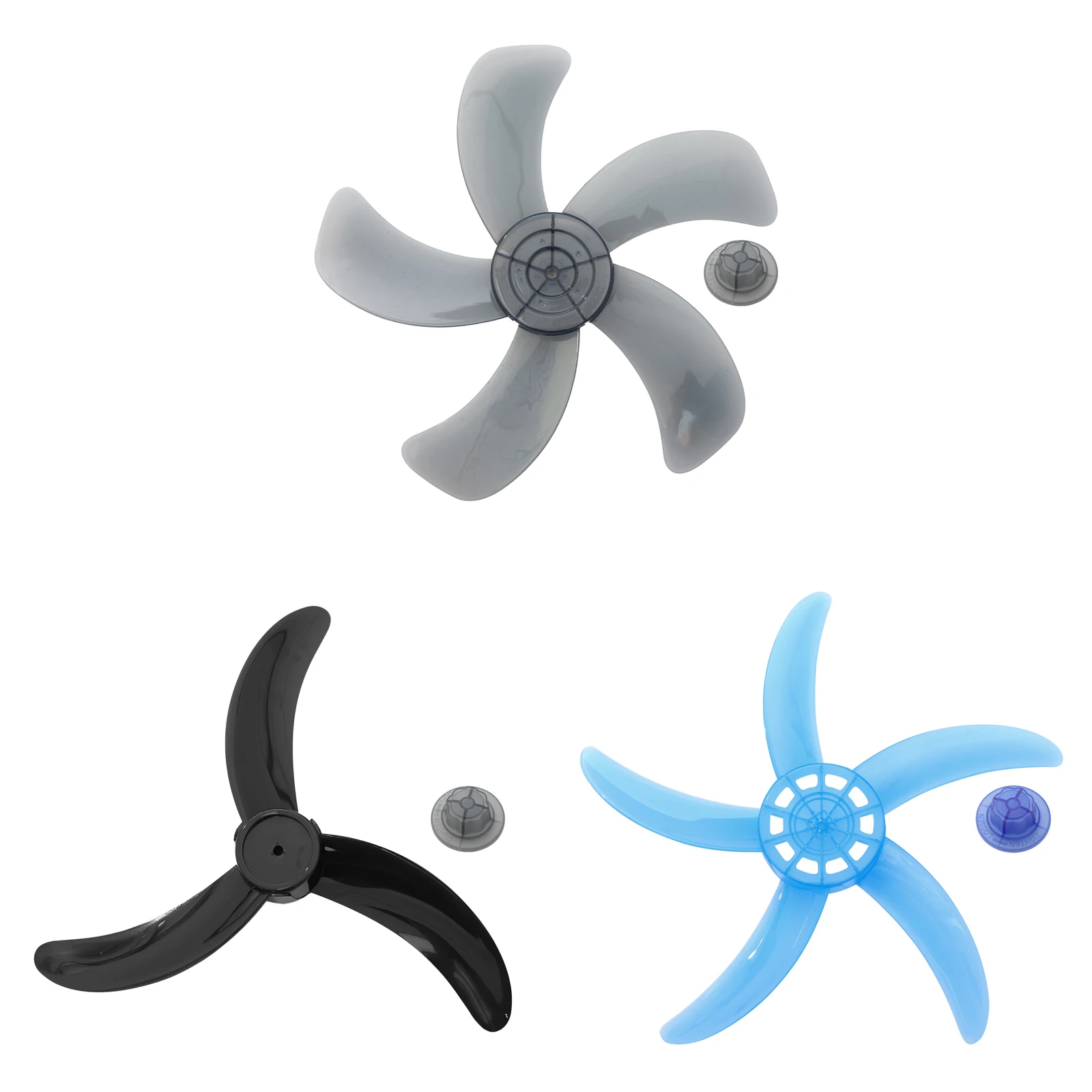 Polegada Lâmina do Ventilador Folhas de Plástico Universal Ventilador Lâmina com Capa Porca Substituições para Ventiladores Domésticos em pé 16 18 20