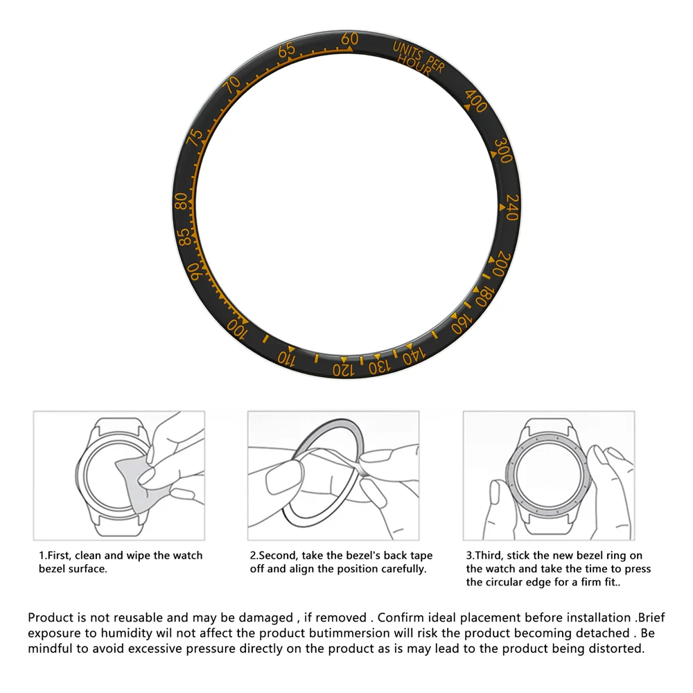 Metal Bezel Ring - Stylish Protective Frame