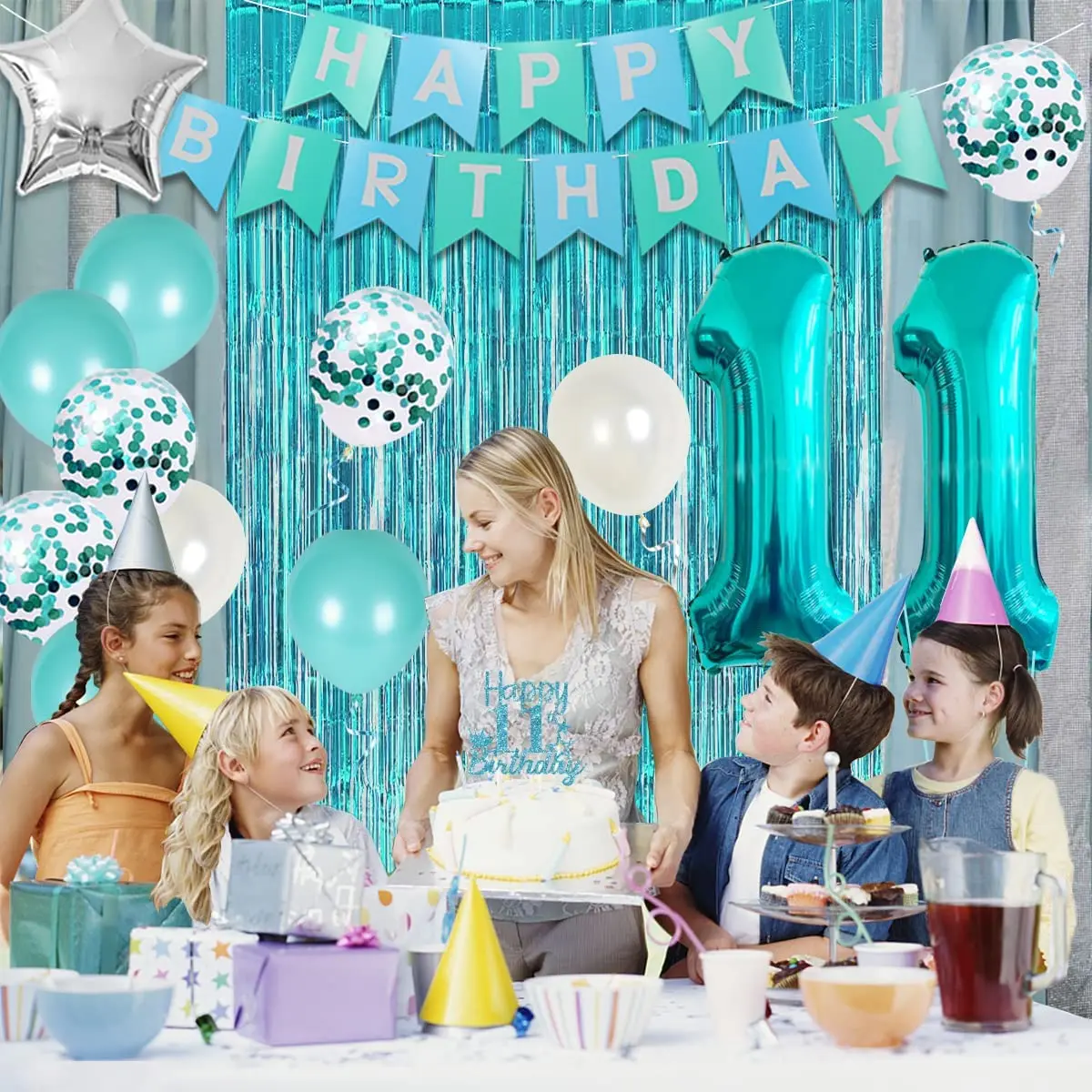 11th Birthday Party Decorations For Girls 11 Year Old Happy