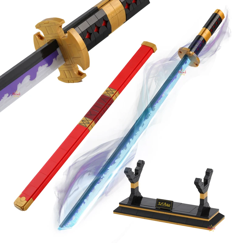 Buy 936 Pieces Zoro Building Blocks Swords - 38.8 inch Enma Katana Model  Building Bricks Sets with Scabbard and Bracket, One Anime Cosplay Model  Decor Piece Online at Low Prices in India 