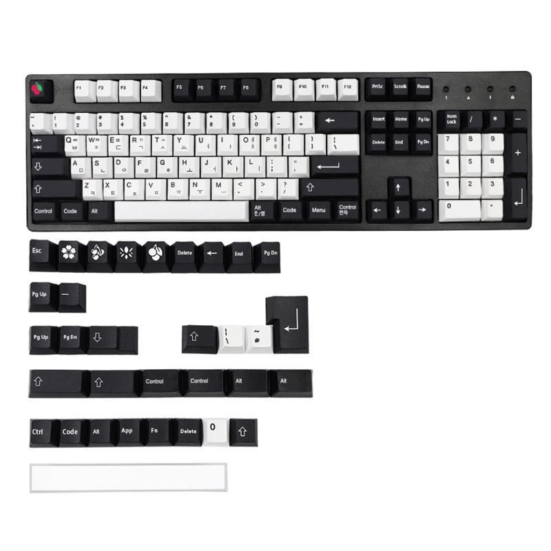 

Механическая клавиатура с сублимационным вишневым профилем Keycap, PBT Keycap, 137 клавиш/комплект