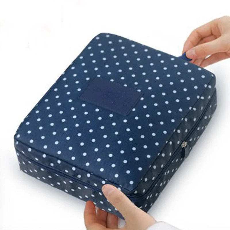 DIY 의류 여행 세척 가방, 휴대용 바느질 보관 가방, 메쉬 디바이더 파우치 원사 뜨게 도구, 정리함 케이스 보관