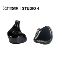 Softears STUDIO 4 4BA Driver 3-Way In-ear Monitor Earphone IEM Wired Earbuds 0.78mm Detachable OFC Cable Headset 1