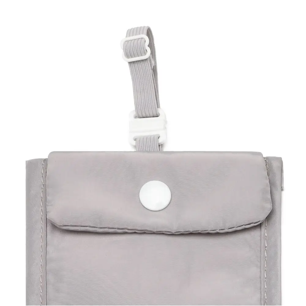 RFID Blocking Bra Wallet with Adjustable Elastic Strap