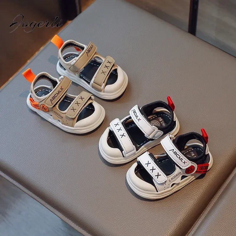 Kids Boys Sandals Summer New Children's Soft-soled Non-slip Beach Girl Shoes Toddler Baby Casual Sports Shoes Slipper Size 16-26