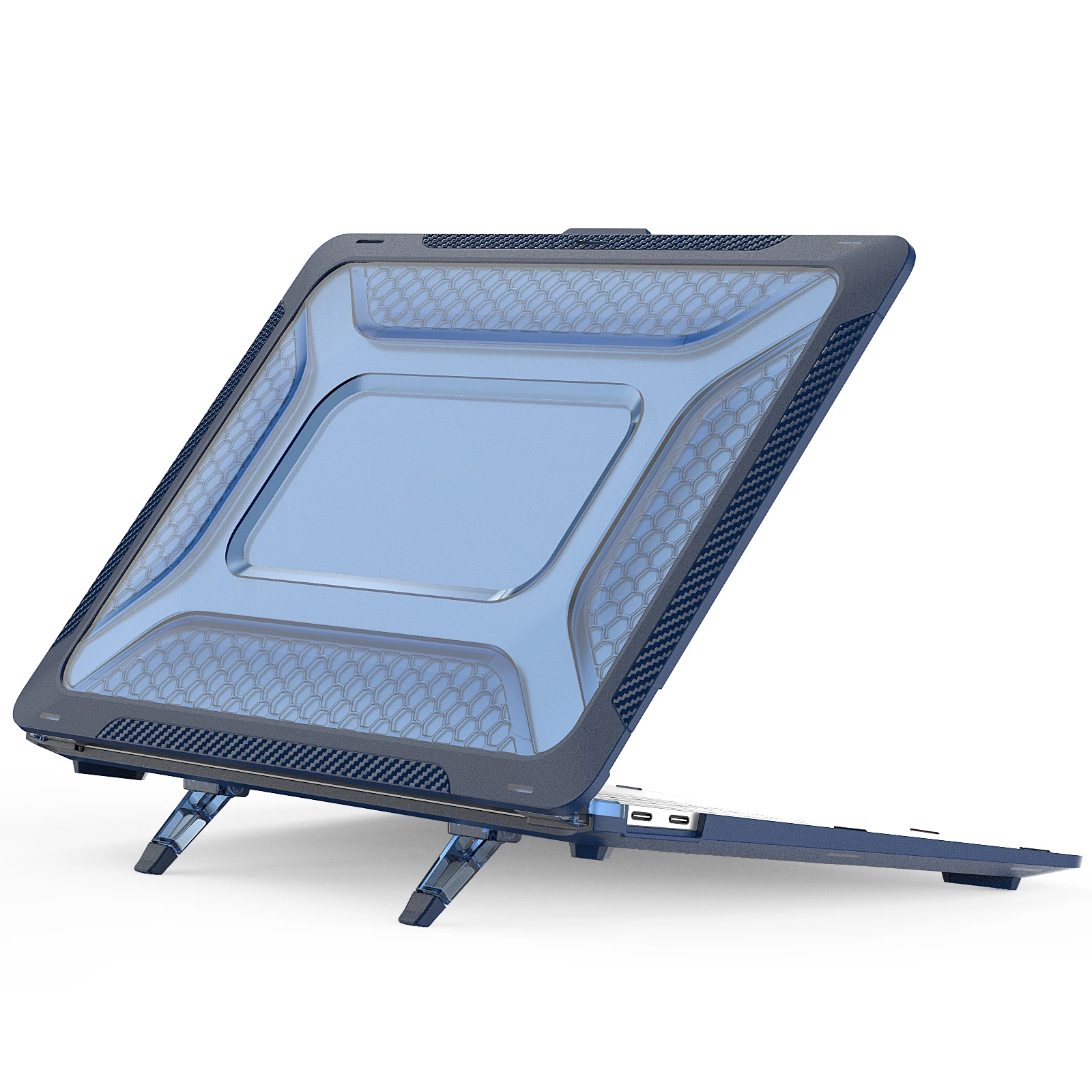 Custodia Per Laptop Per Macbook Pro 13 14 16 Pollici A2159 A1989 A1706 A2141 A2779 A2780 Air 13.6 M1 M2 Cover Rigida Con Cavalletto Pieghevole