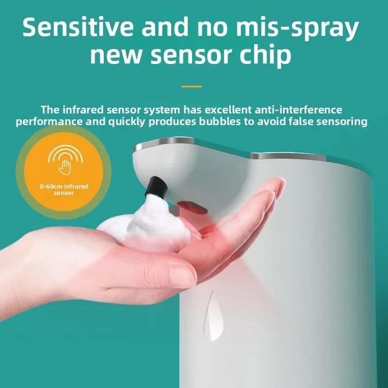 New M10 full-automatic soap dispenser household smart phone foam soap dispenser hand sanitizer gel soap dispenser