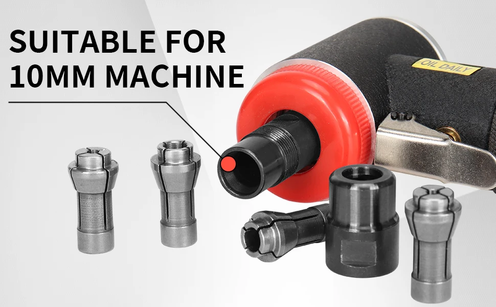 2 stücke Die Grinder Befestigung Spann Werkzeuge Spannzange Gravur Maschine Für Graveur Power Werkzeug Teile Zubehör 3mm-6,35mm – Detail 1