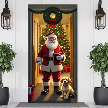 Santa Claus Door Cover 1