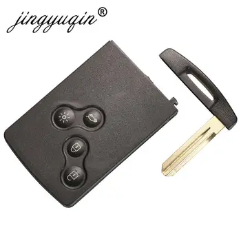 Keyforkess Vivavoce Keyless Smart Card Per Renault Megane III Fluence Laguna III Scenic Clio Captur Koleos 433MHz FSK PCF7952 chiave A Distanza - Jingyuqin Vivavoce Keyless Smart Card Per Renault Megane III Fluence Laguna III Scenic Clio Captur