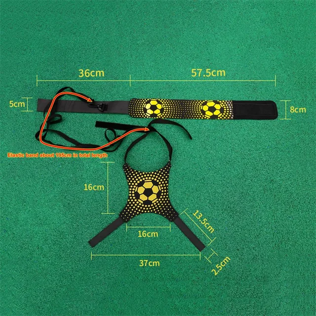 Soccer Ball Juggle Bags Toy Children Auxiliary Circling Training Belt Kids Soccer Kick Trainer Kick Solo Soccer Trainer Football 3