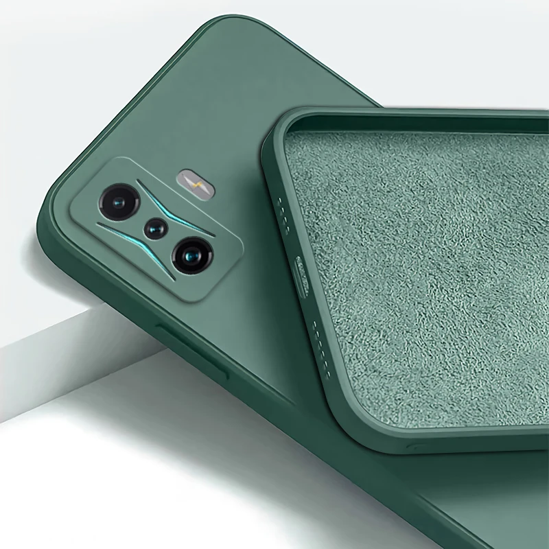 Custodia TPU Morbida Per Xiaomi Poco F4 GT, Effetto Sfumato Viola E Blu, Antigraffio E Antiurto