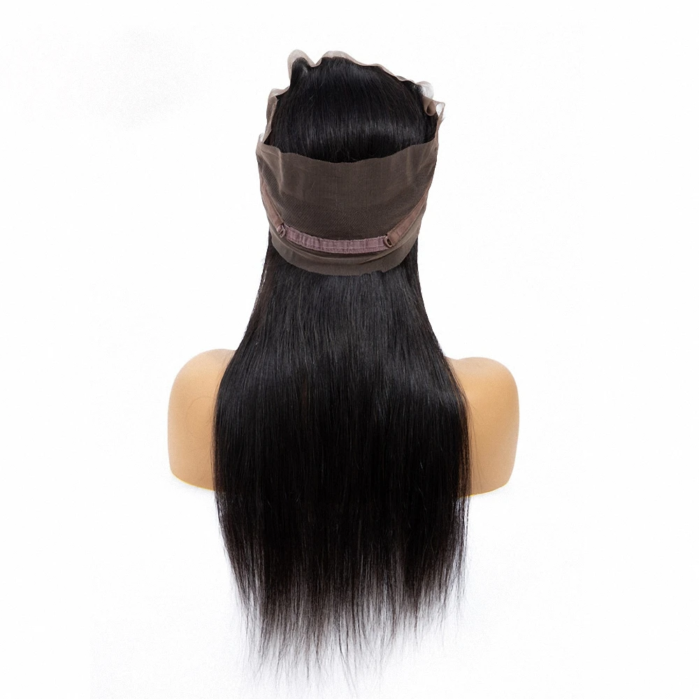 Bliss Transparent HD Lace Frontal Closure Straight Hair 360 Lace Closure for Women Natural Human Hair Line Remy