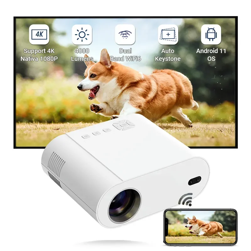 Vivicine L007 Full HD Portable Mini Projector 1920x1080P LED Video Mini Projector LED Projector
