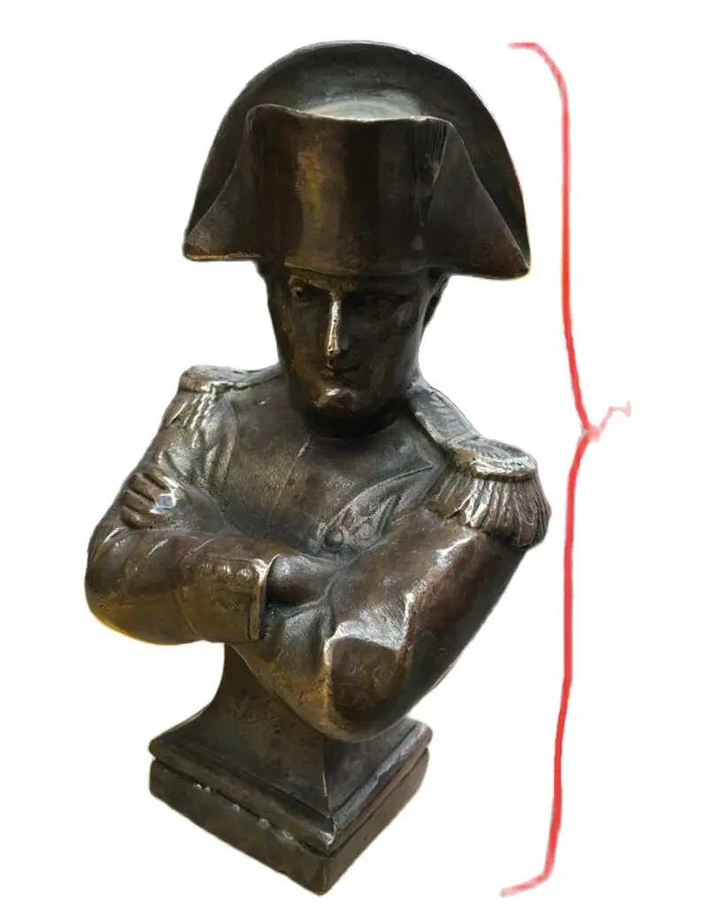 

18CM Bronze Napoleon statue, the great leader of France