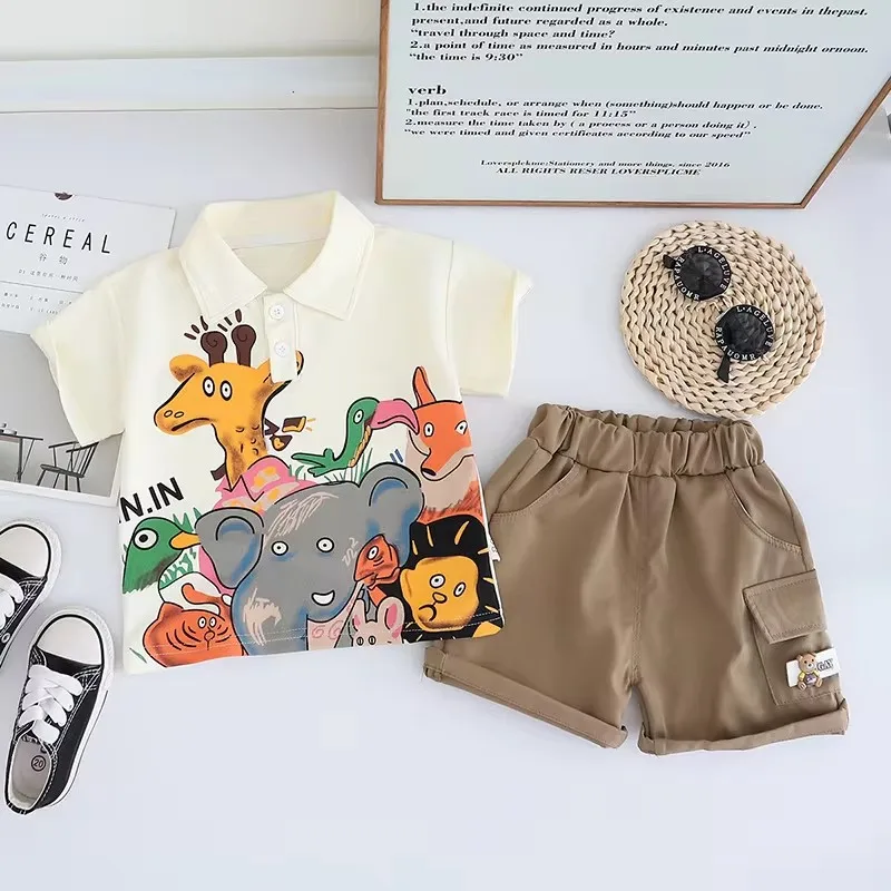 Baby Boys Clothing Set Summer Sport Suit 1-5 Years