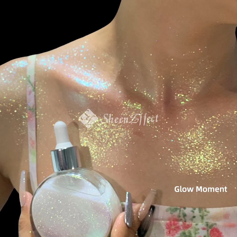 Sheeneffect Glitter Body Face Diamond Dry Oil Body Glitter Highlighter Body Shine Glitter Makeup For Face 3