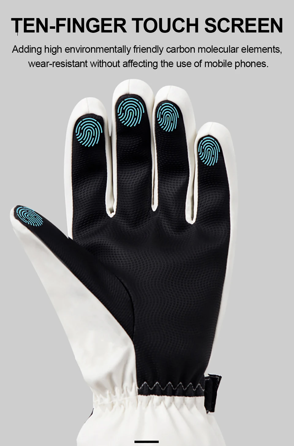Touch Screen Snowboard Gloves