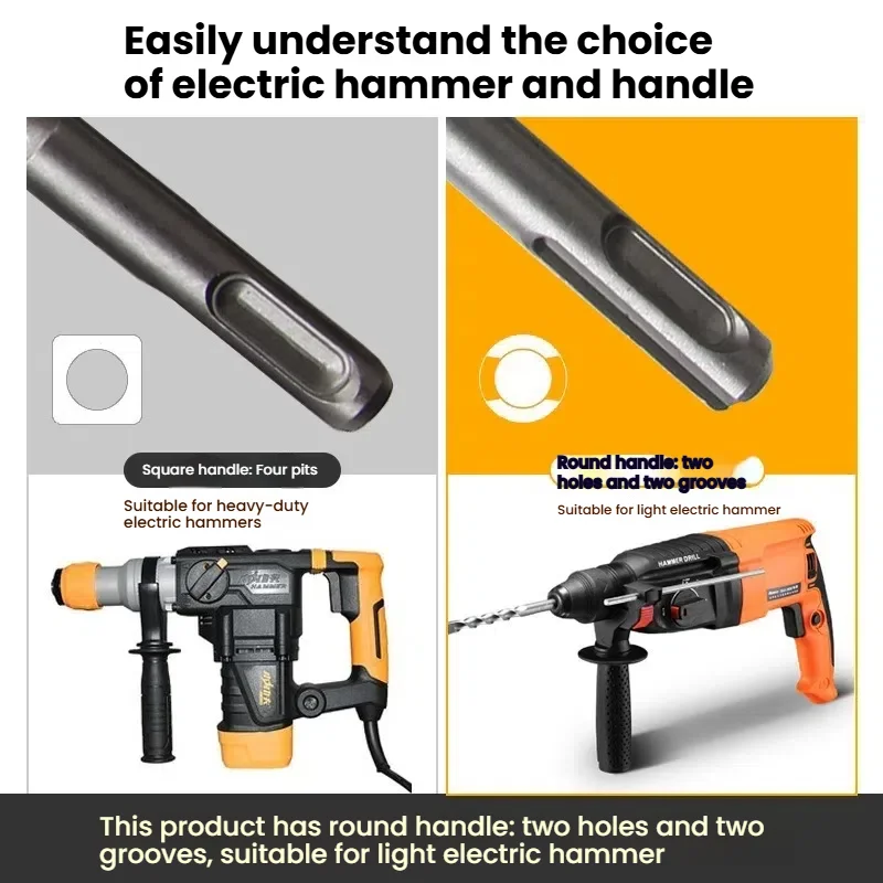 Drill Holes Hammer Drill For Brick Hollow Hammer Drill Bits For