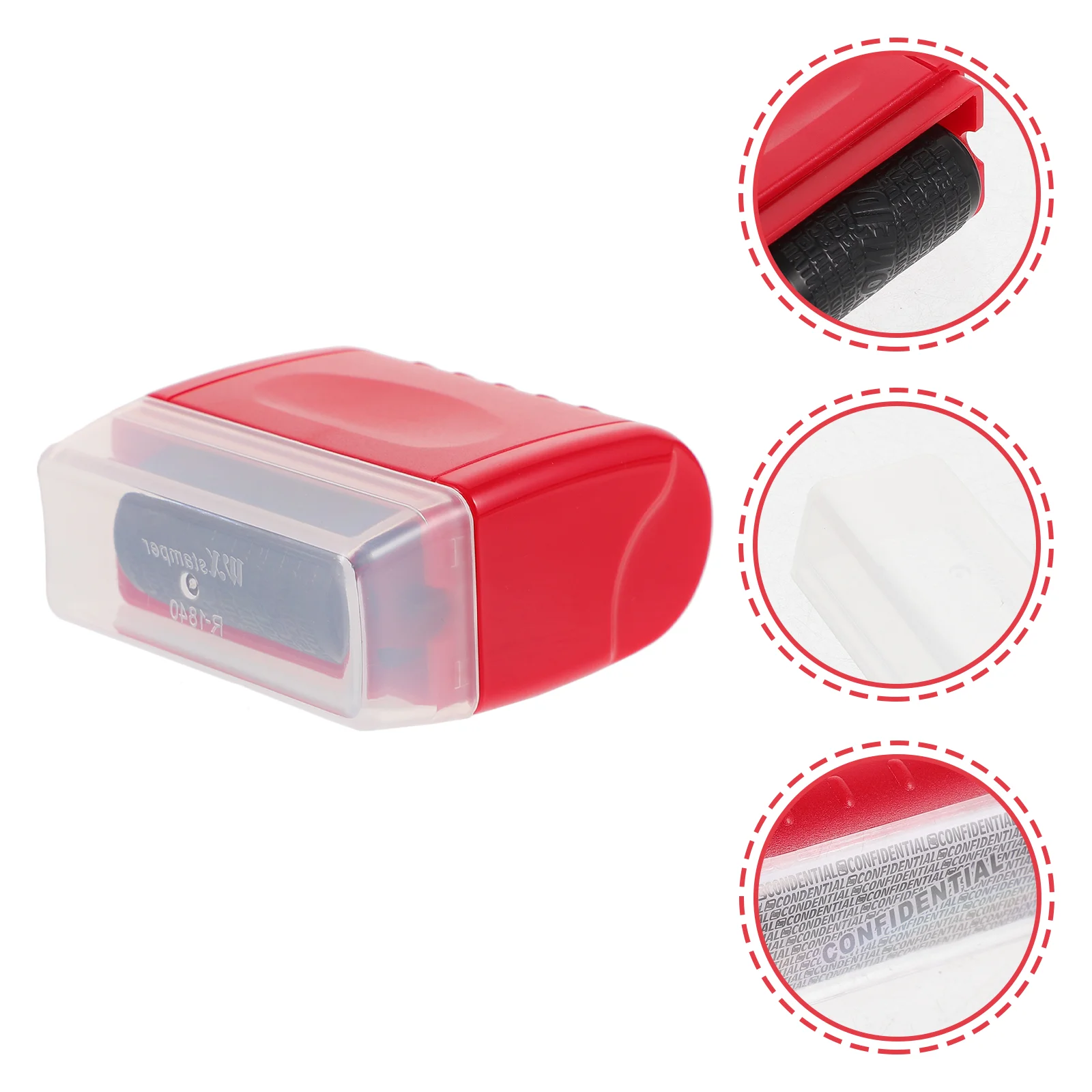 

Confidentiality Seal Roller Stamp for Home Convenient Postage Stamps Portable Privacy Multi-function Cover up Tool