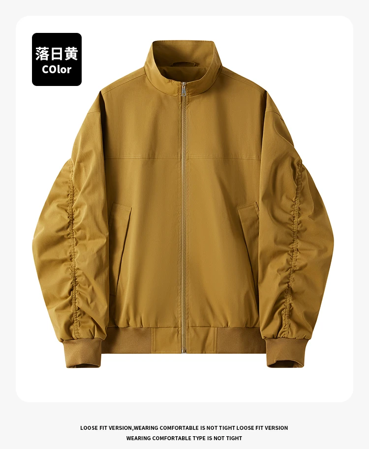 American MA-1 Bomber Jacket Men's Autumn 2025 Retro Oversized