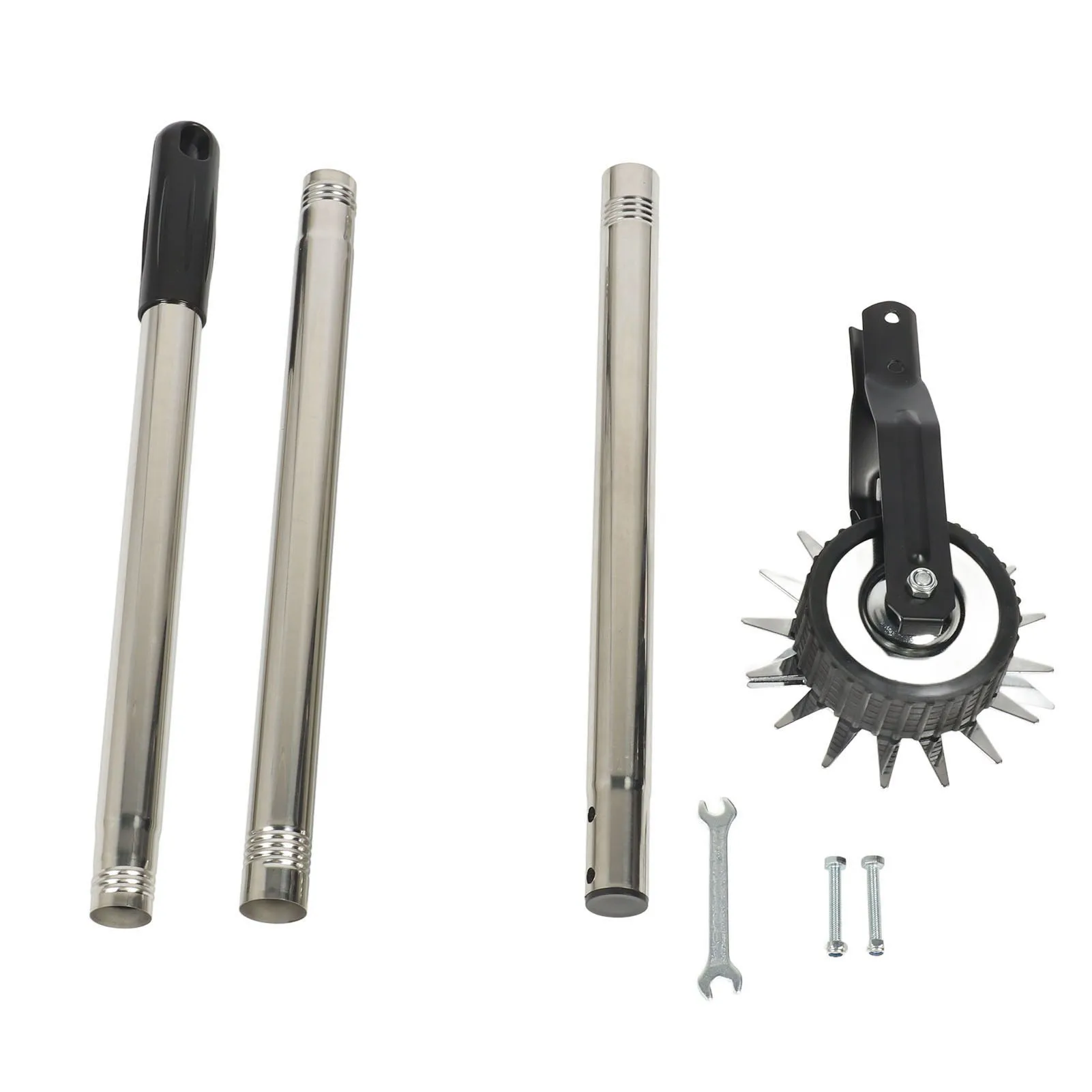 מדשאה ידנית edger גלגל יחיד פלדה מנגן פלדה דשא רולר חלודה עמיד להב גינה