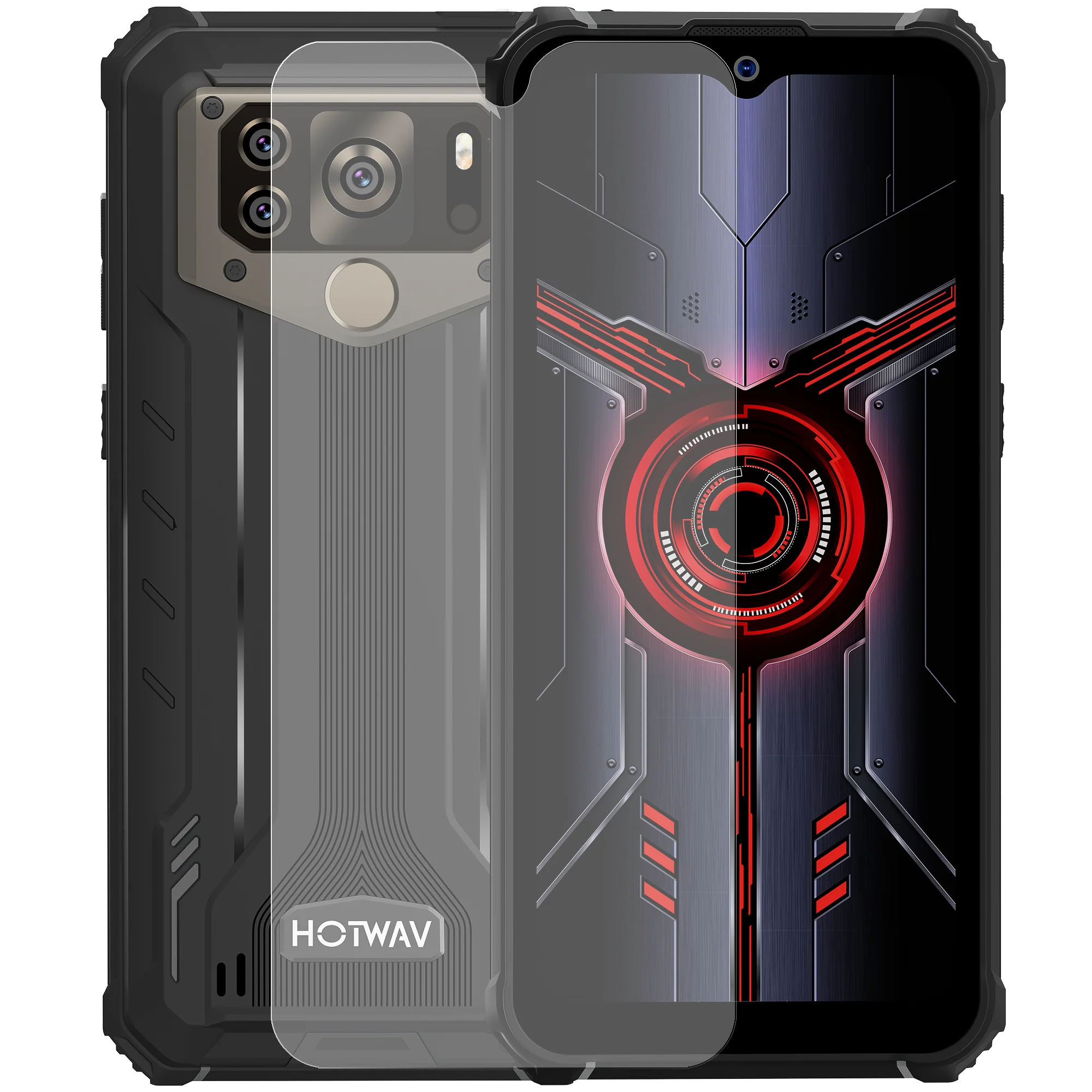 Custodia Silicone Trasparente Per Hotwav Cyber 9 PRO + Pellicola Vetro Temperato - Cover Morbida TPU Antiurto