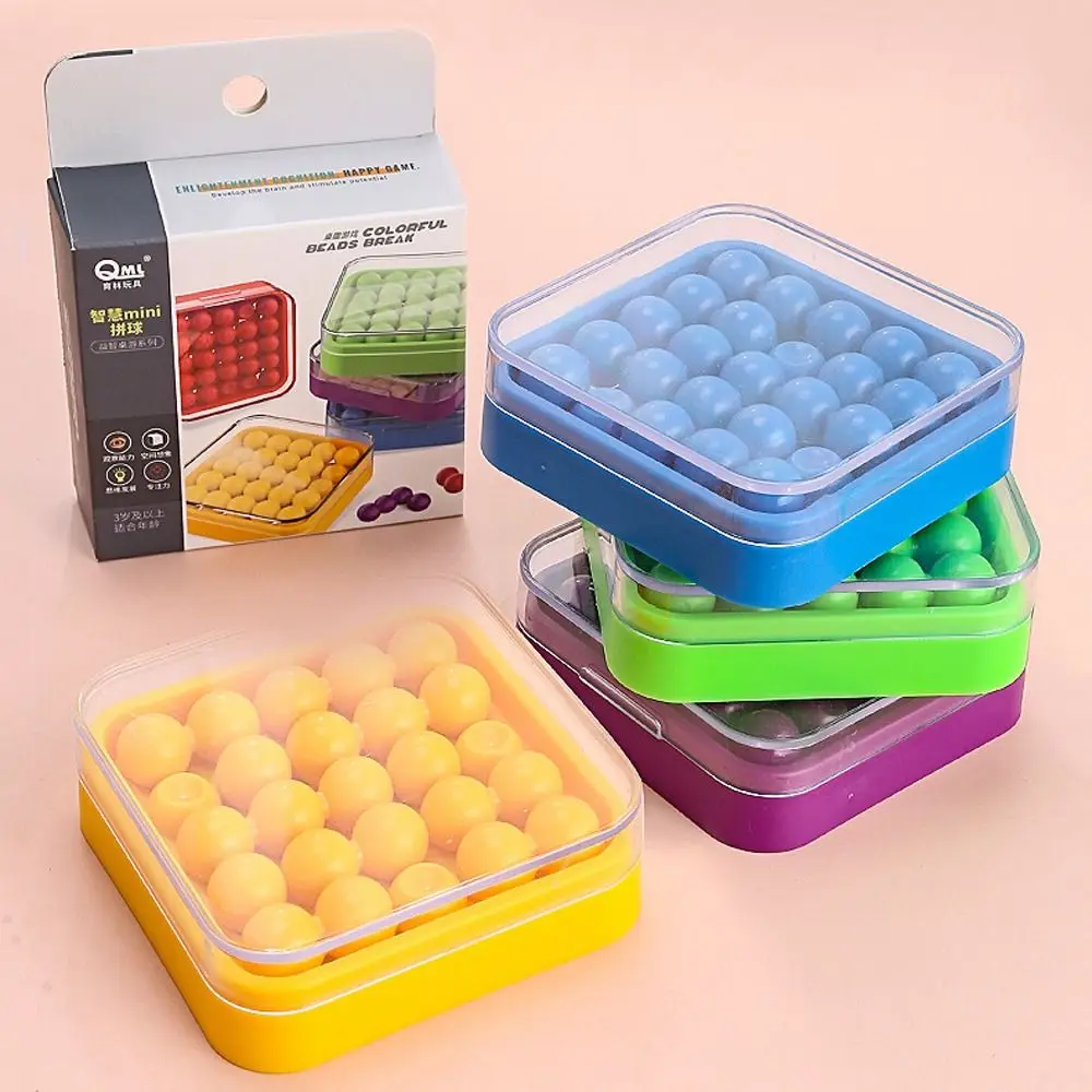 

Mini Children Plastic Blocks Puzzle Box Game Brain Teasers Toy Intelligence 3D Montessori Educational Gift Party Favor for Kids