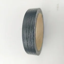 Glossy PVC Edge Banding for Wood Furniture and Cabinetry (Black wood grain)