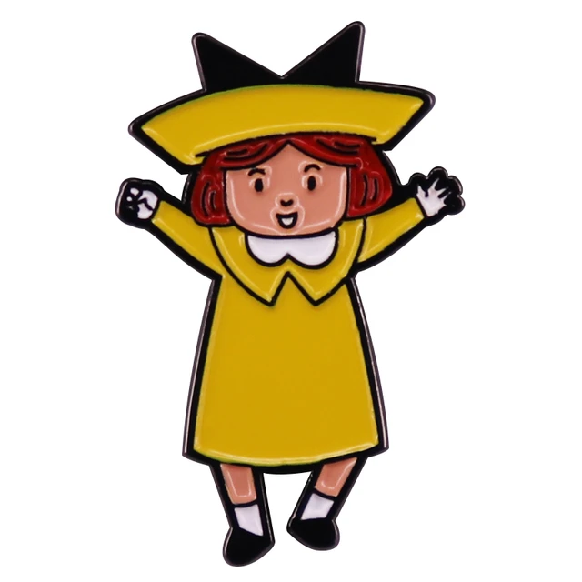 Madeline Badge Nostalgic Classic Animated Character Lapel Pin