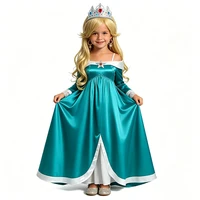 Robe de princesse Rosalina pour filles, costume d'Halloween, bal masqué, costume pour enfants, Comic Con, vêtements élégants pour fête d'enfants 2