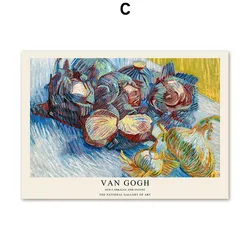Van Gogh Oil Painting Landscape Canvas Poster - Artistic Wall Art - 13X18 cm No Framed (C)
