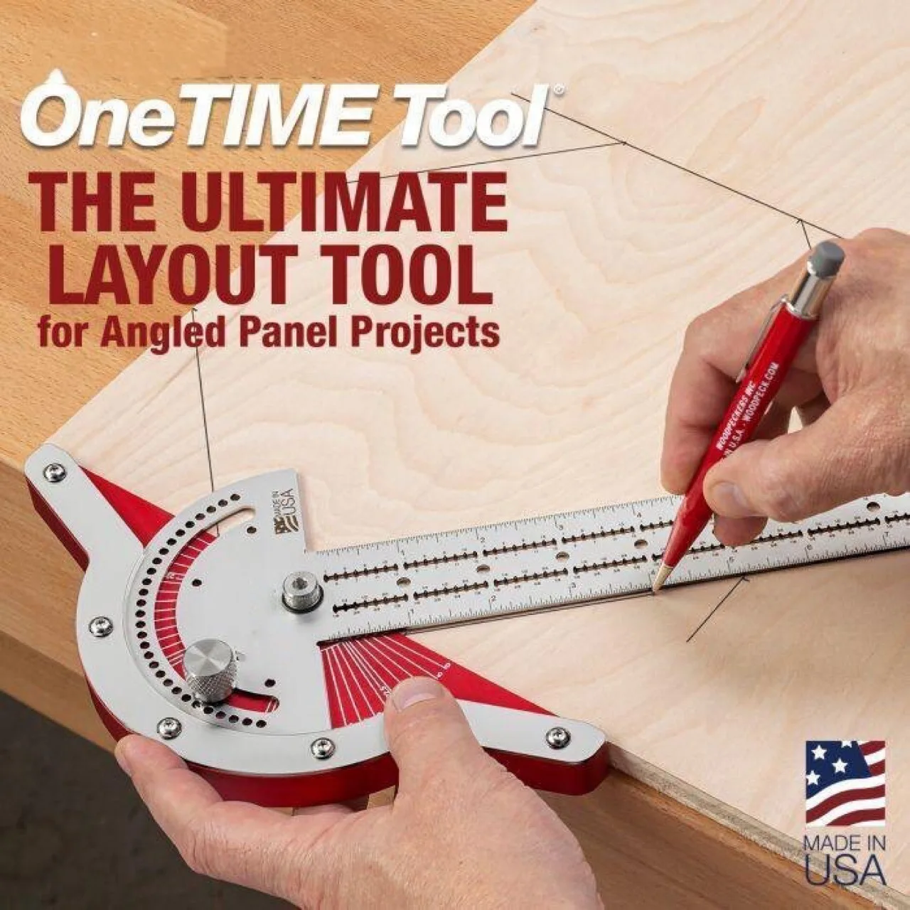 

Stainless T-Type Woodworkers Edge Rule Protractor Precision Layout Carpenter Measuring Tools Woodworking Ruler Scriber Gauge