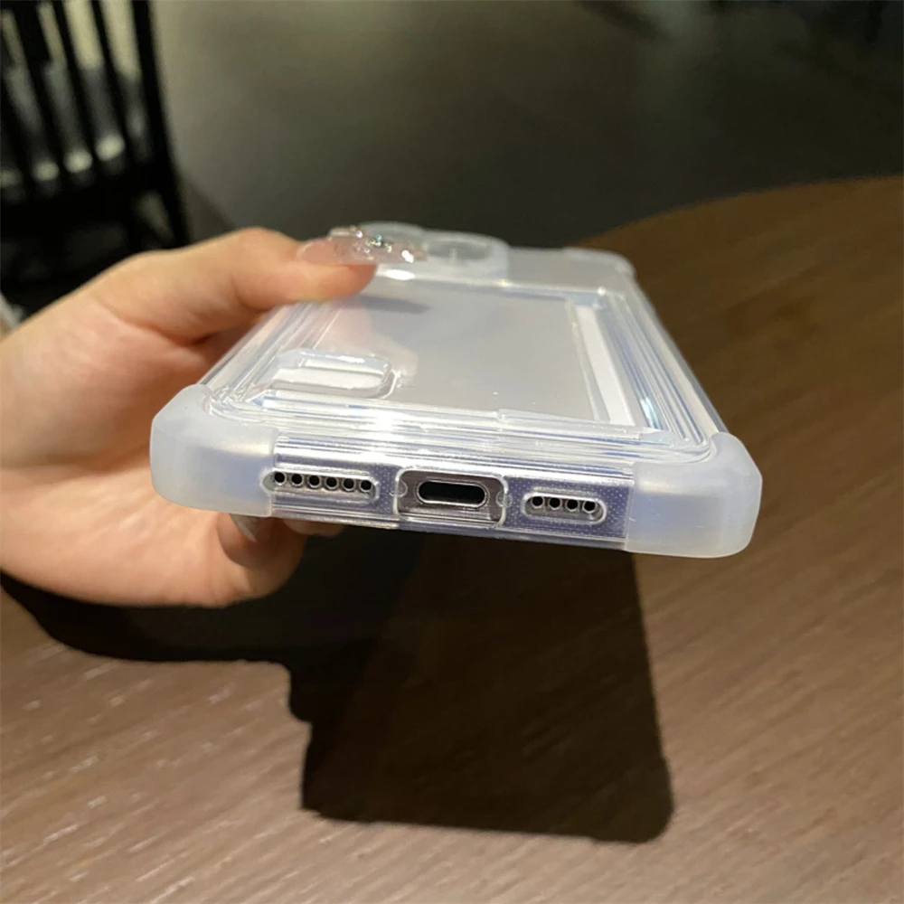 UJNHGQ Custodia Porta Carte Per IPhone 14 15 11 Pro Max Per IPhone 13 12 XR Xs 7 8 Plus Custodia Portafoglio Antiurto In Silicone Morbido, Giallo, Per IPhone 12 Pro - Foto 13