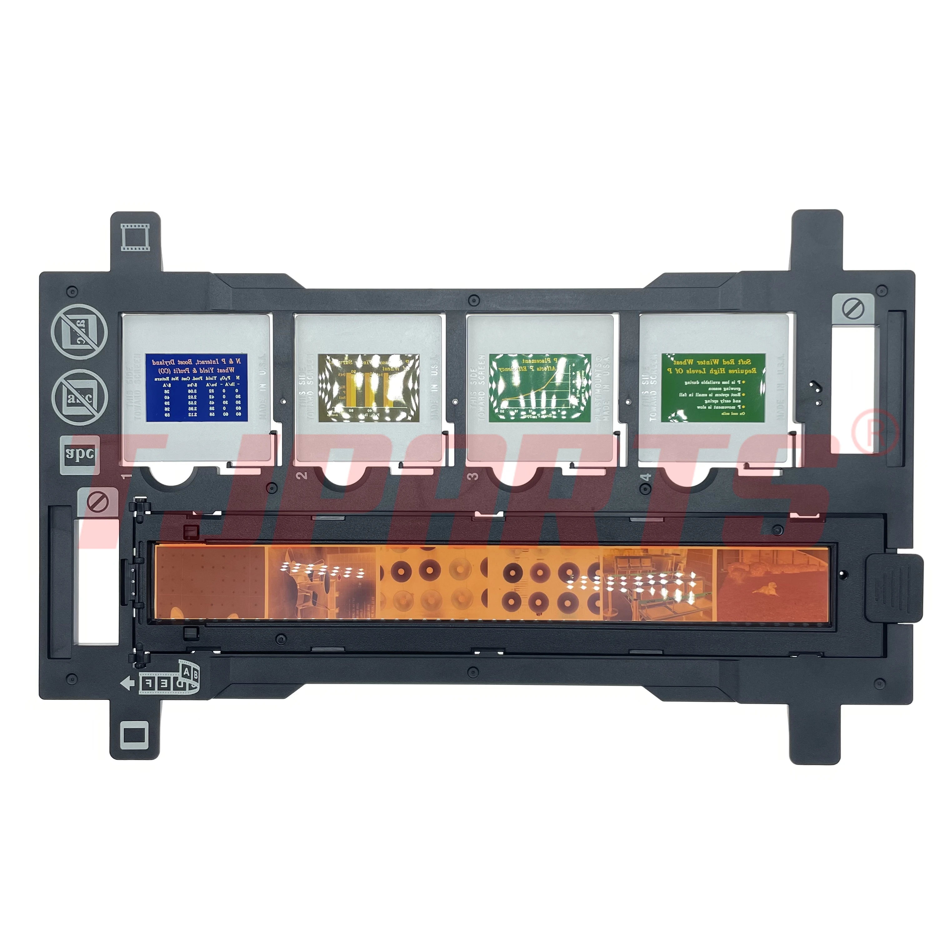JJC Filmscanadapter met ledverlichting, zet negatieve films en 35 mm