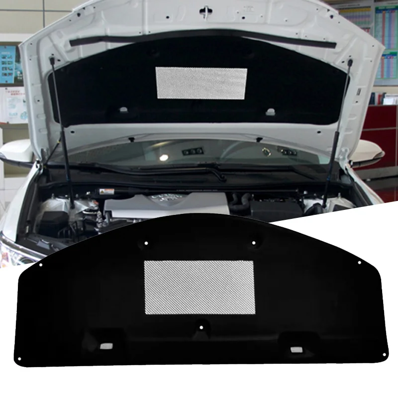 

Car Front Hood Engine Heat Sound Insulation Pad Bonnet Insulation Mat For TOYOTA Camry 2012-2017