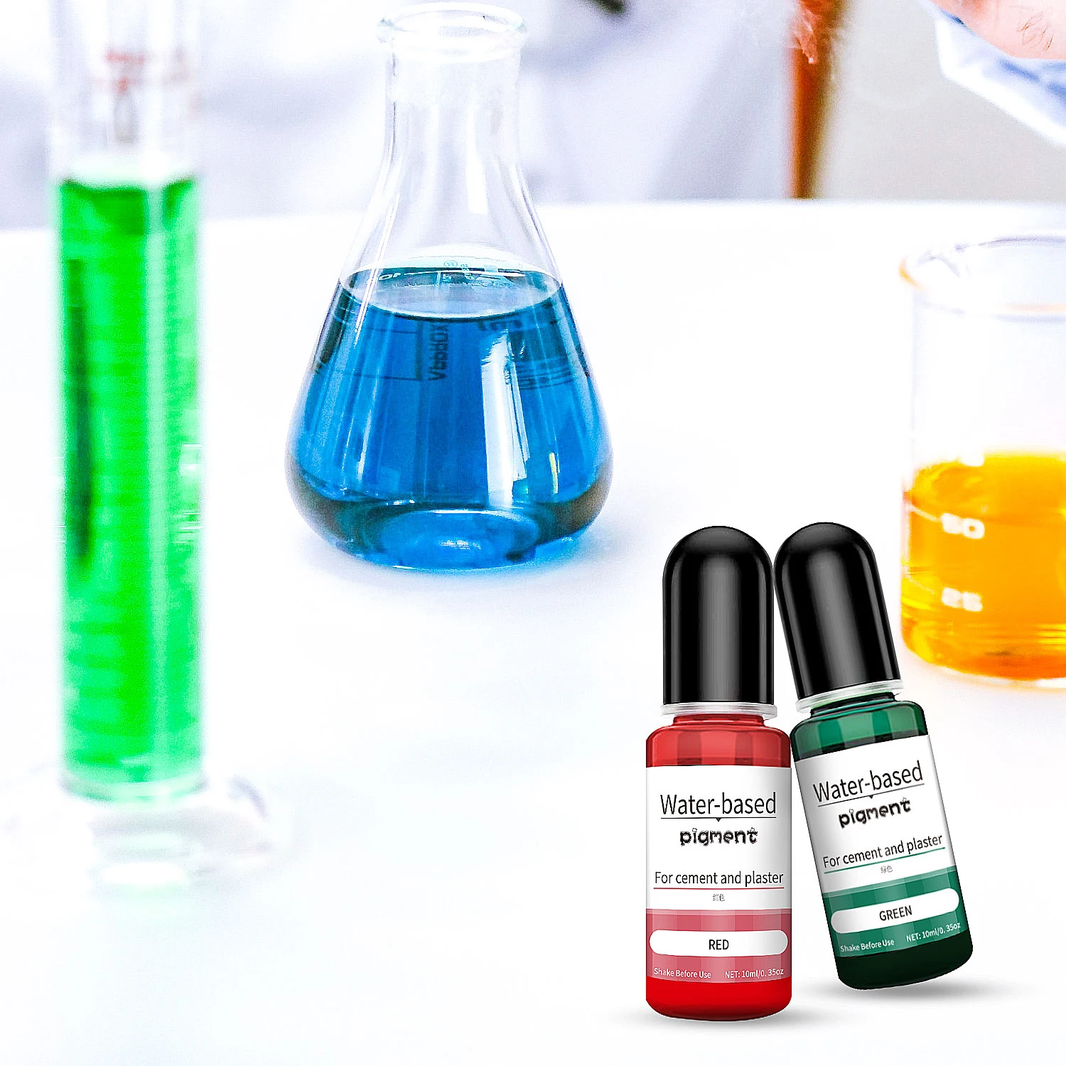10ml Gypsum Cement Coloring Dye Pigment Gypsum Powder Color Concentrate Concrete Cement Plaster Mold Making Handmade Crafts gypsum powder pigment